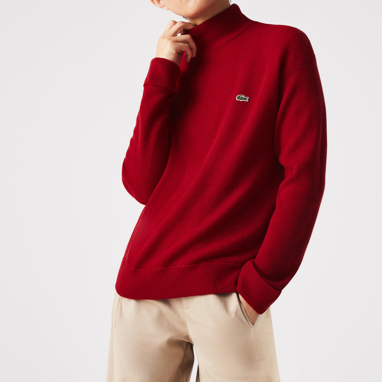Pull femme Lacoste seconde main photo 2