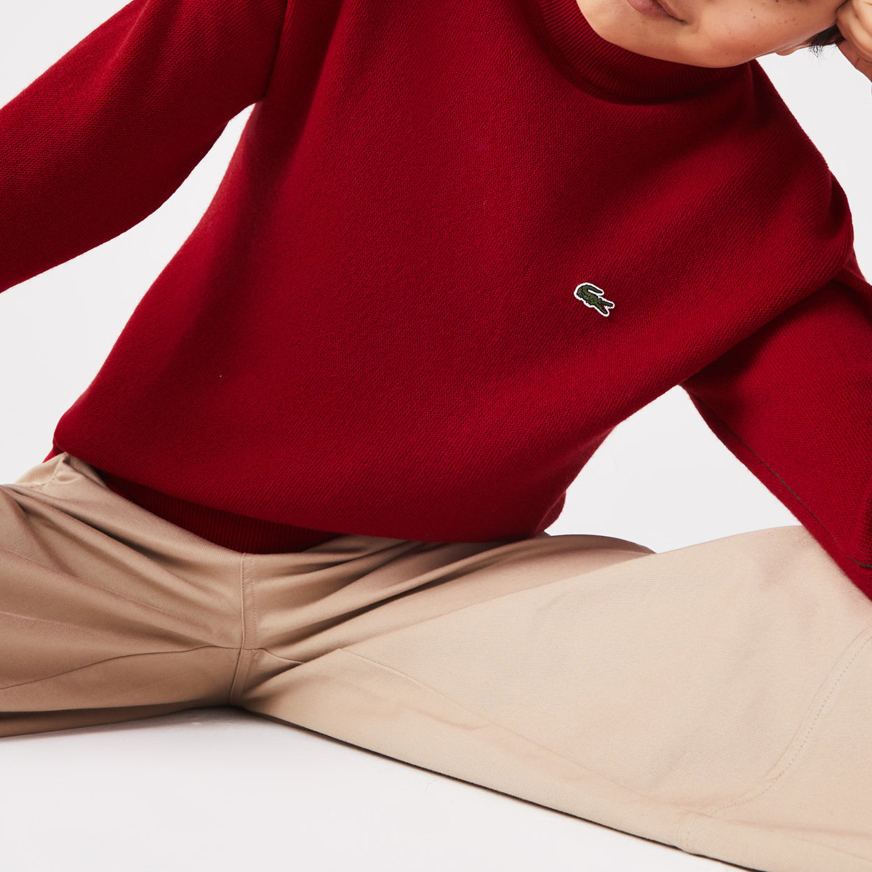 Pull femme Lacoste seconde main photo 3