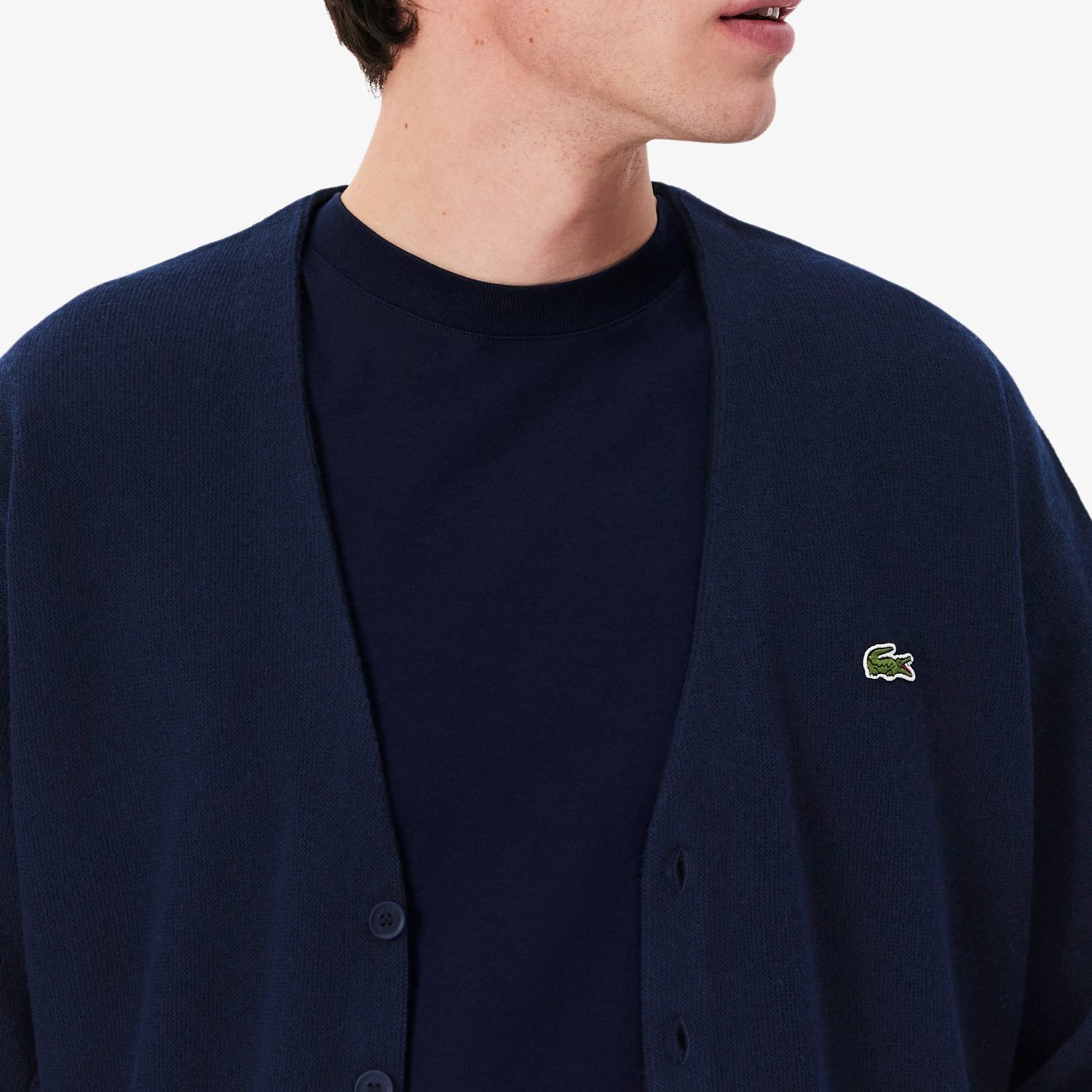 Cardigan homme Lacoste seconde main photo 3