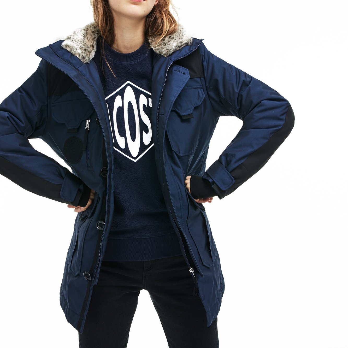 Parka unisexe Lacoste seconde main photo 3