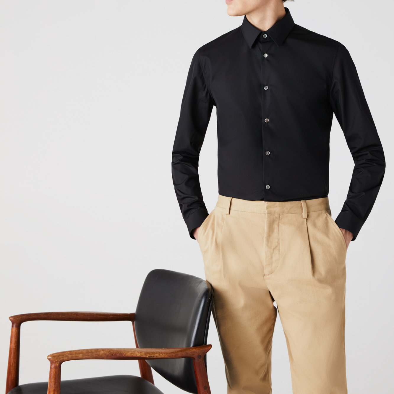 Chemise homme Lacoste seconde main photo 3