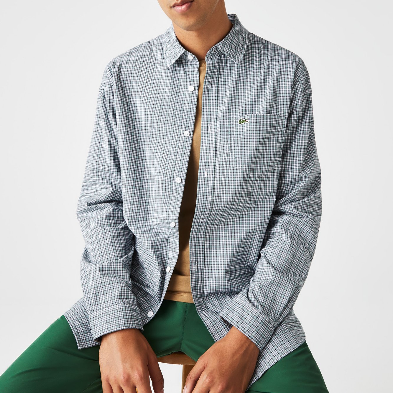 Chemise homme Lacoste seconde main photo 2