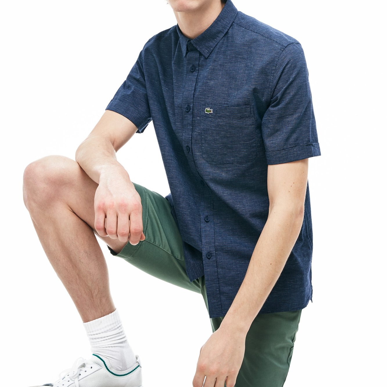 Chemise homme Lacoste seconde main photo 2