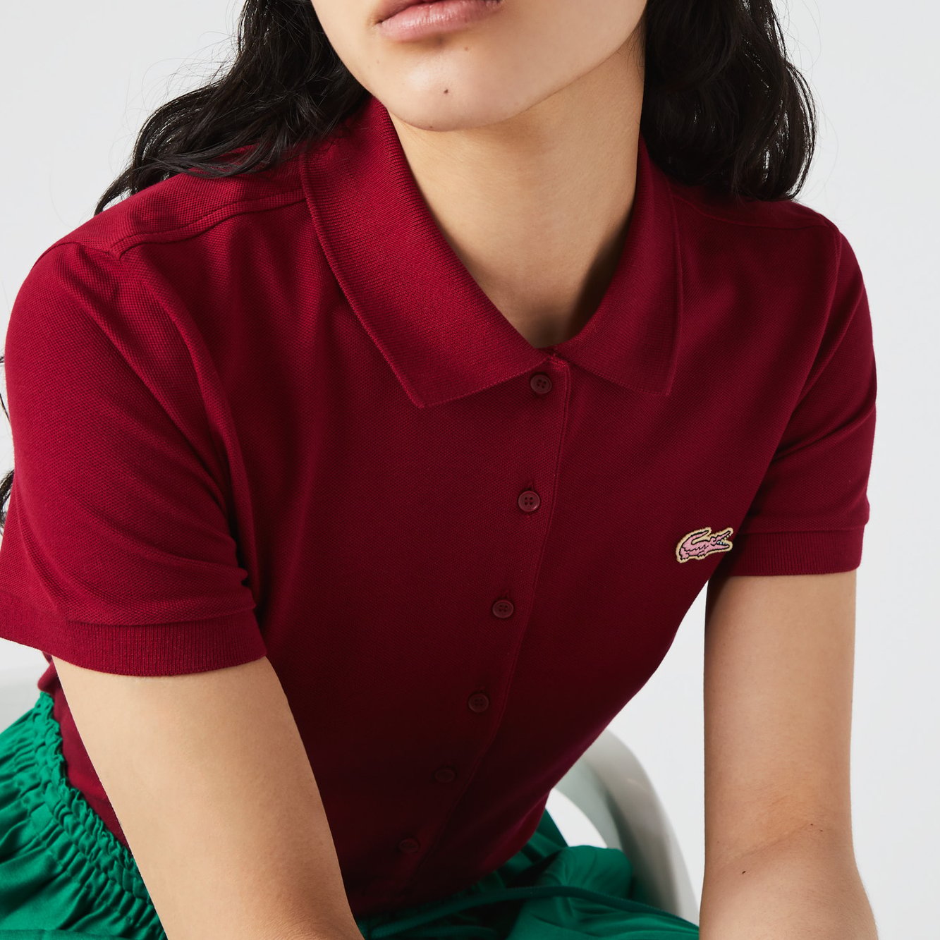 Polo femme Lacoste seconde main photo 2