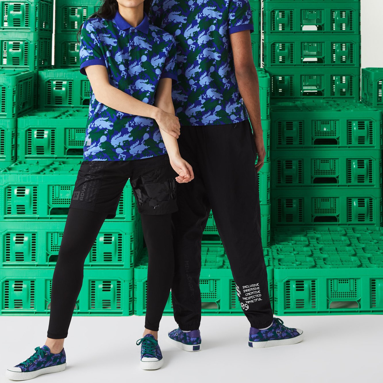 Polo Lacoste x Minecraft unisexe Lacoste seconde main photo 2