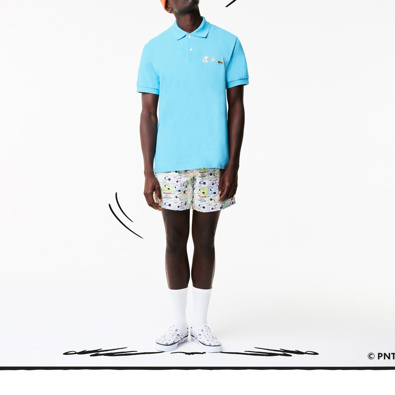 Polo Lacoste x Peanuts homme Lacoste seconde main photo 2