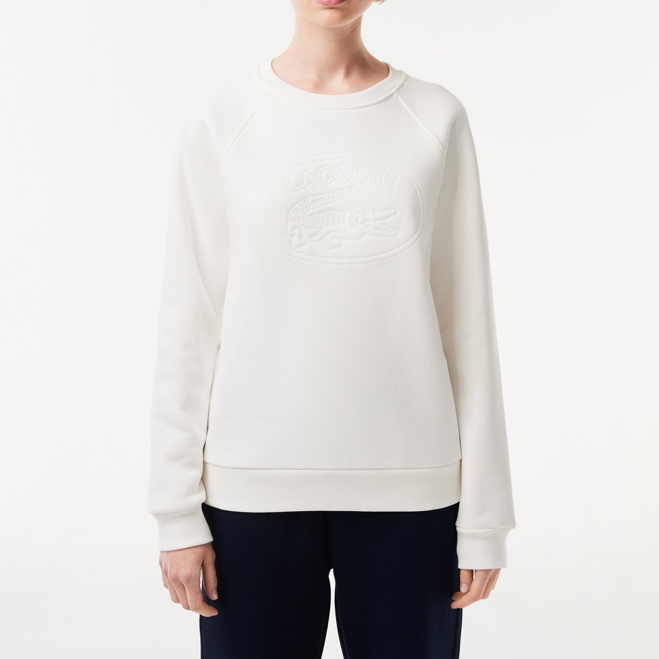Sweatshirt femme Lacoste seconde main photo 2