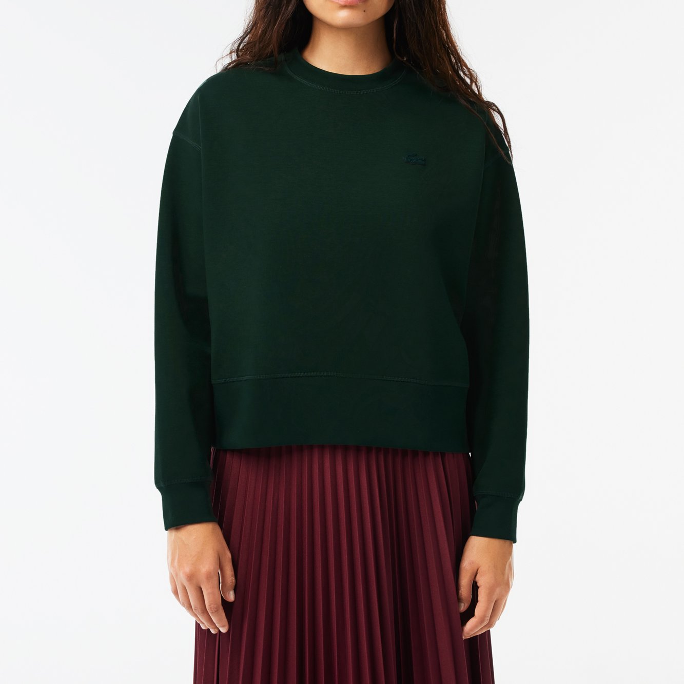 Sweatshirt femme Lacoste seconde main photo 2