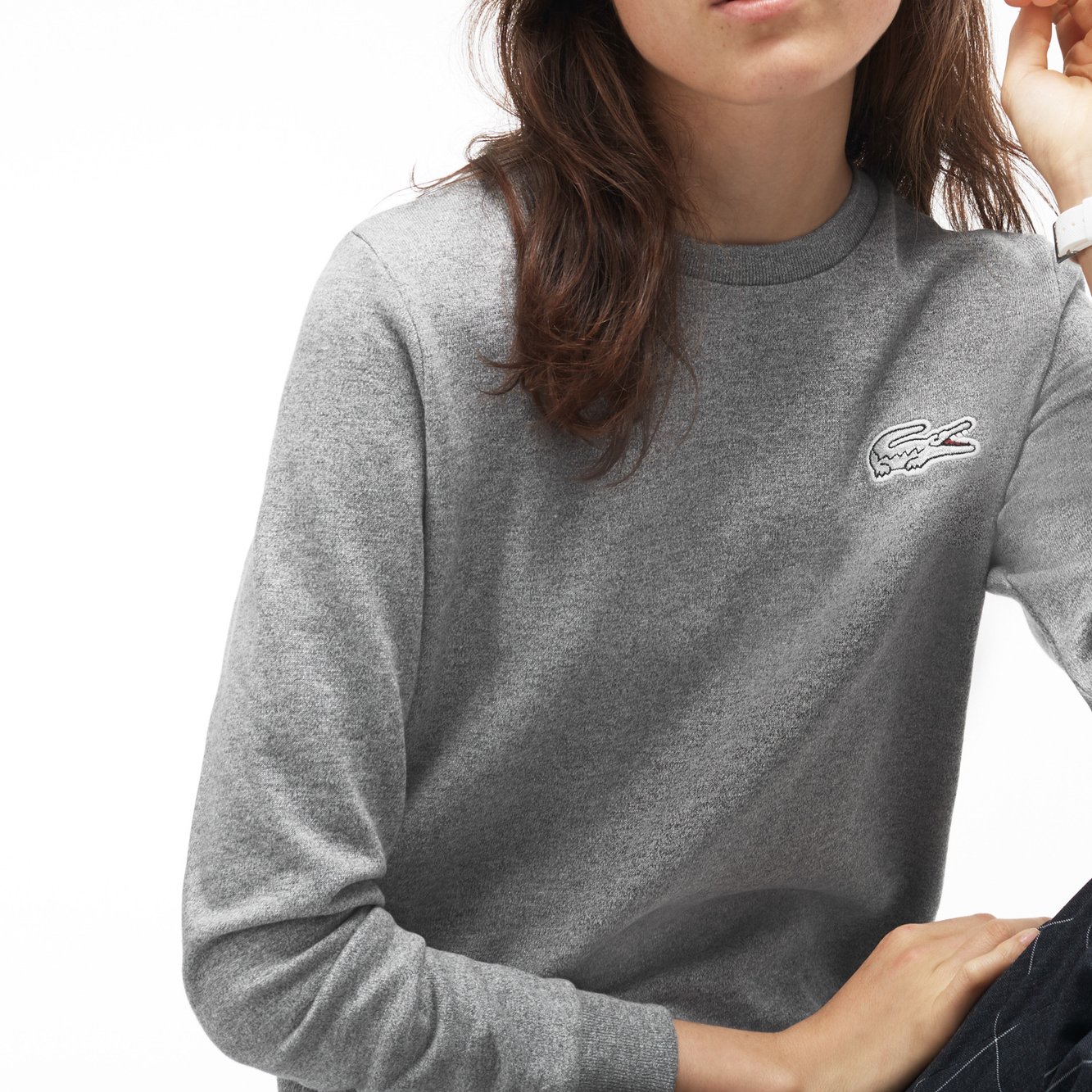Sweatshirt femme Lacoste seconde main photo 2