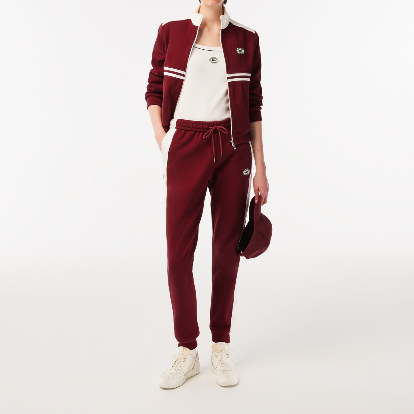 Sweatshirt Lacoste x Sporty & Rich femme Lacoste seconde main photo 5