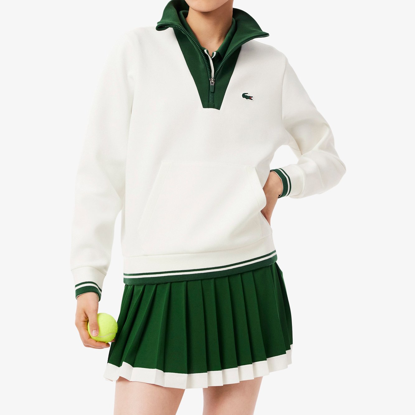 Sweatshirt femme Lacoste seconde main photo 2