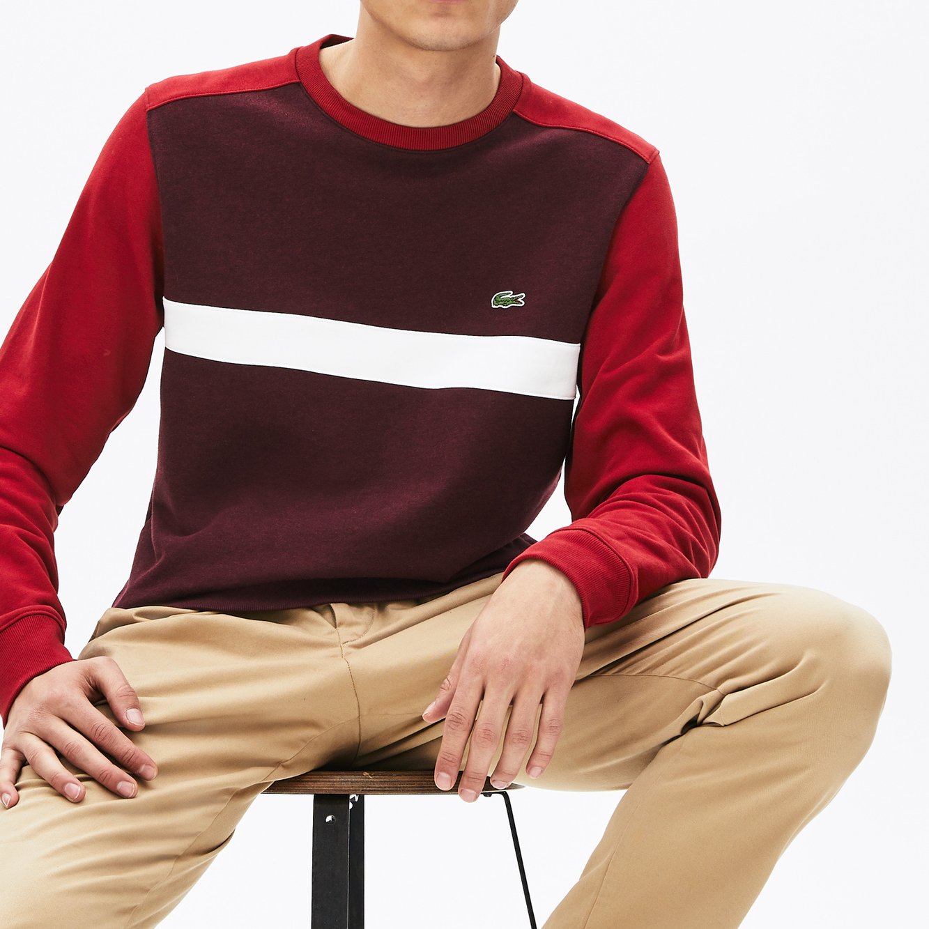 Sweatshirt homme Lacoste seconde main photo 2