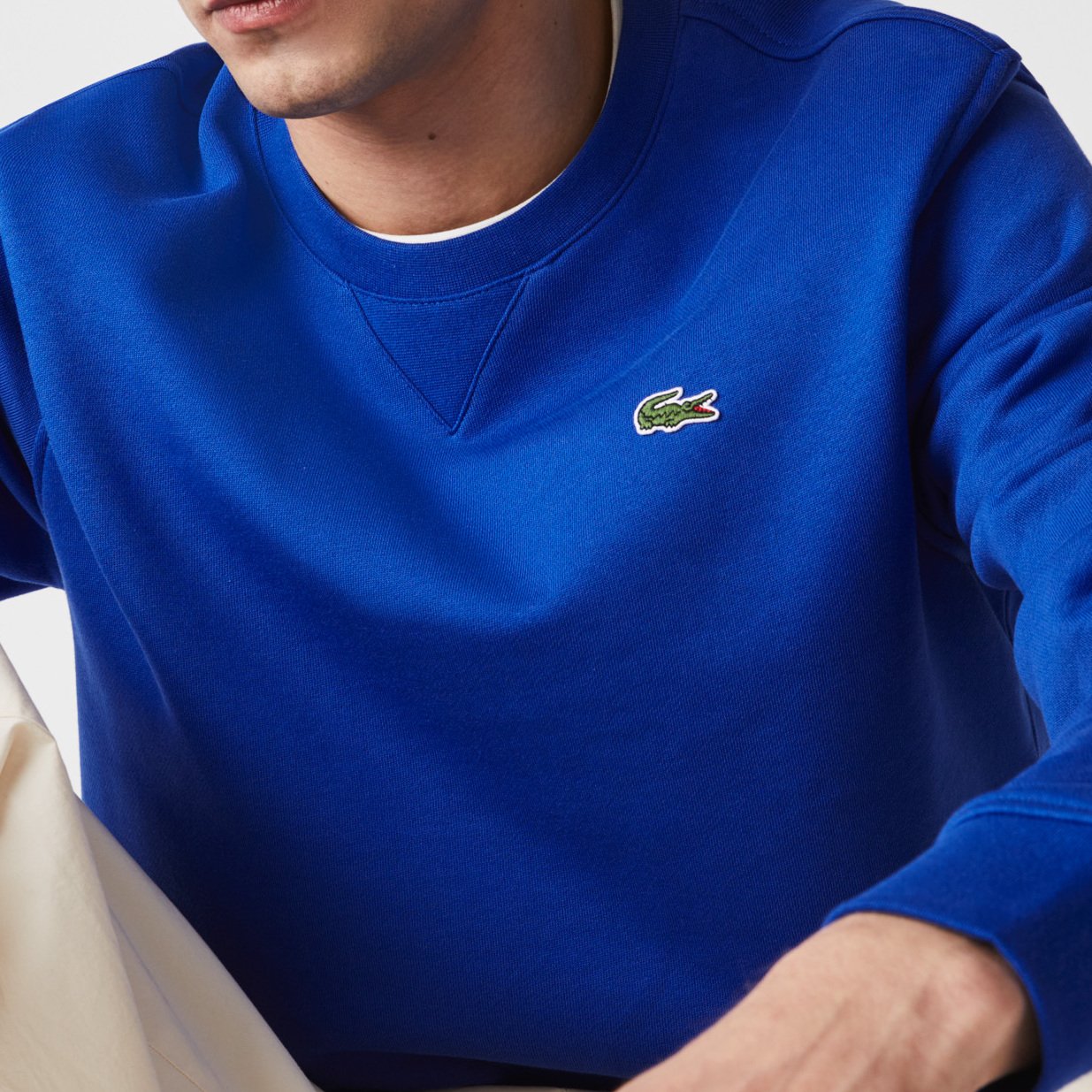 Sweatshirt homme Lacoste seconde main photo 2