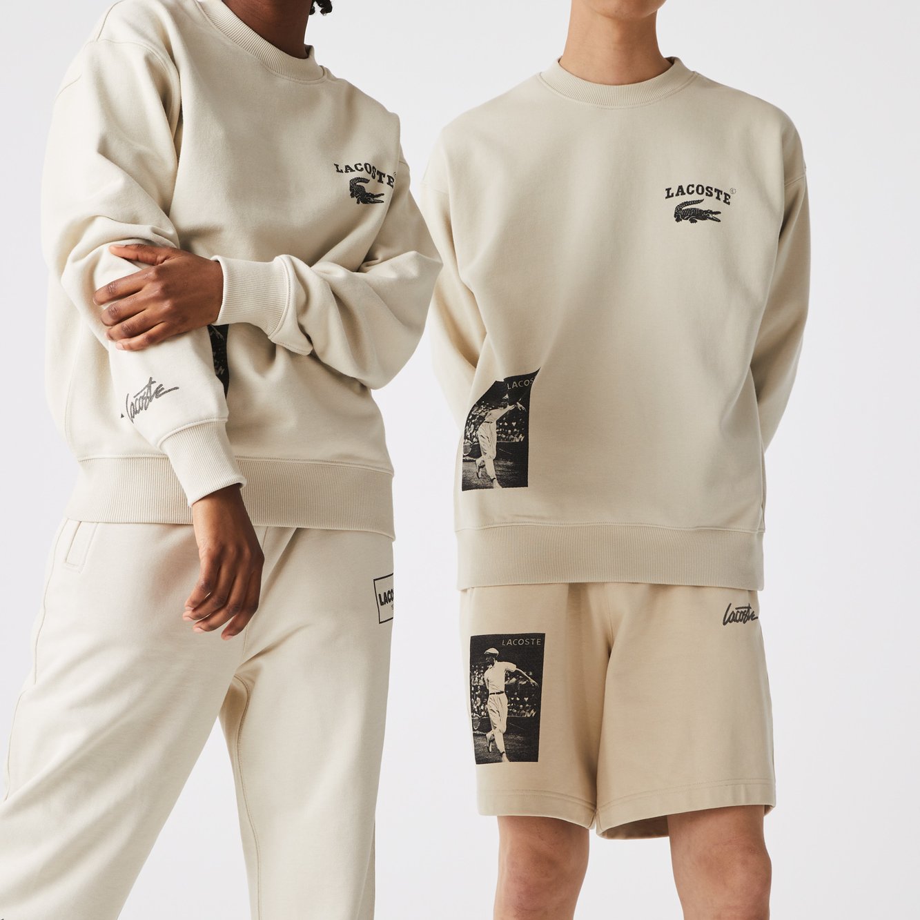 Sweatshirt unisexe Lacoste seconde main photo 2