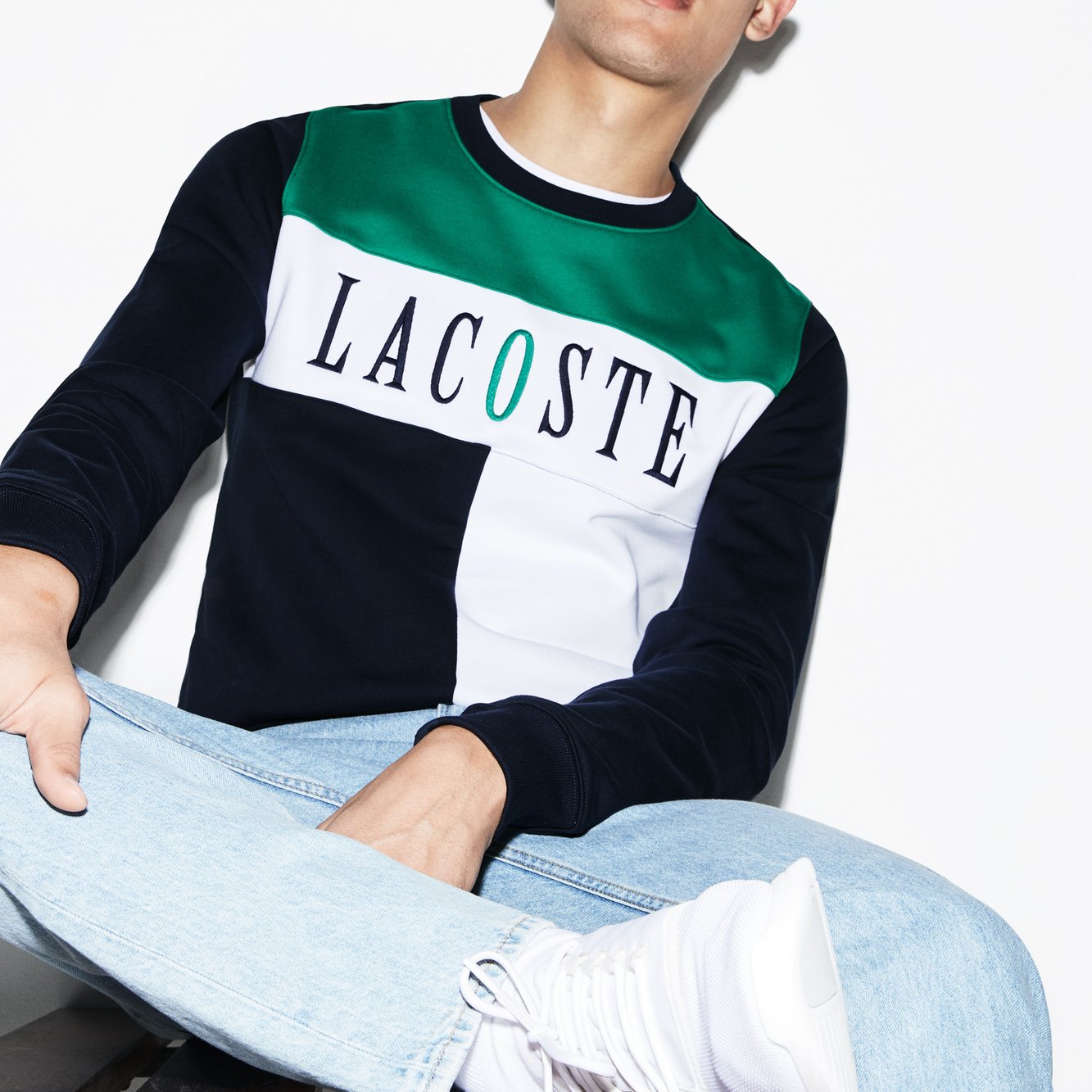 Sweatshirt homme Lacoste seconde main photo 2