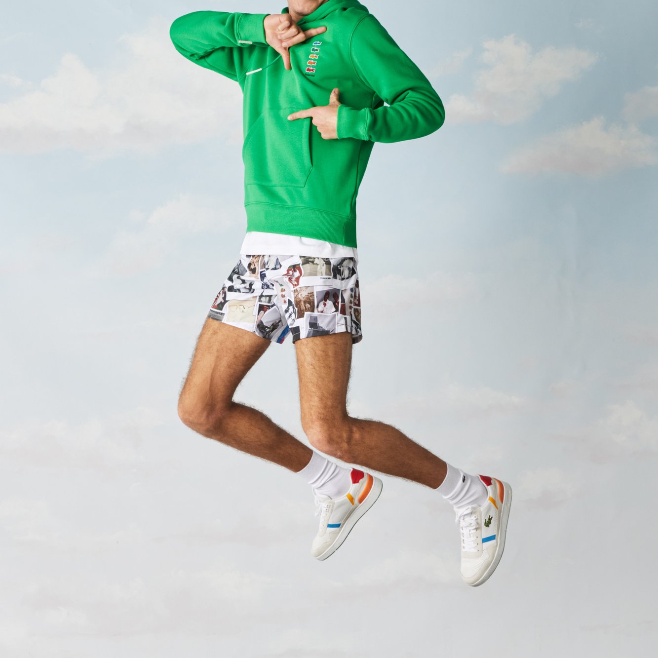Sweatshirt Lacoste x Polaroid unisexe Lacoste seconde main photo 4