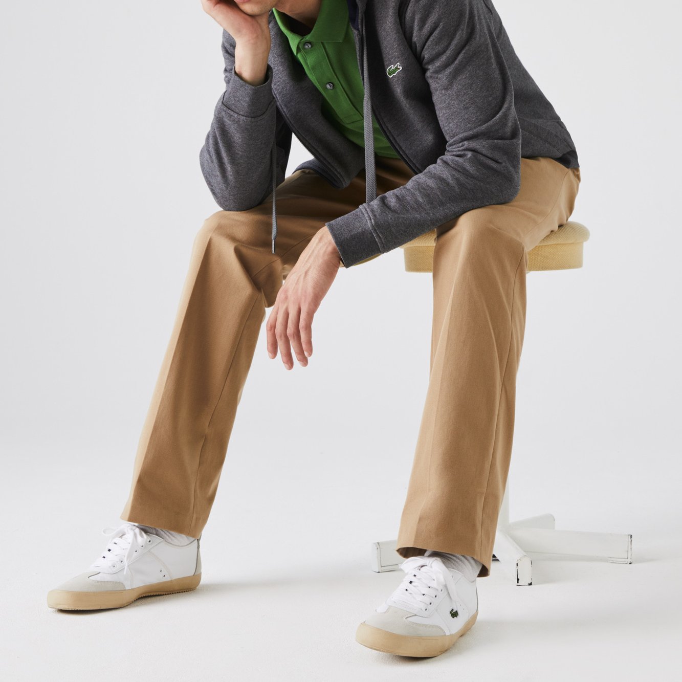 Sweatshirt homme Lacoste seconde main photo 2