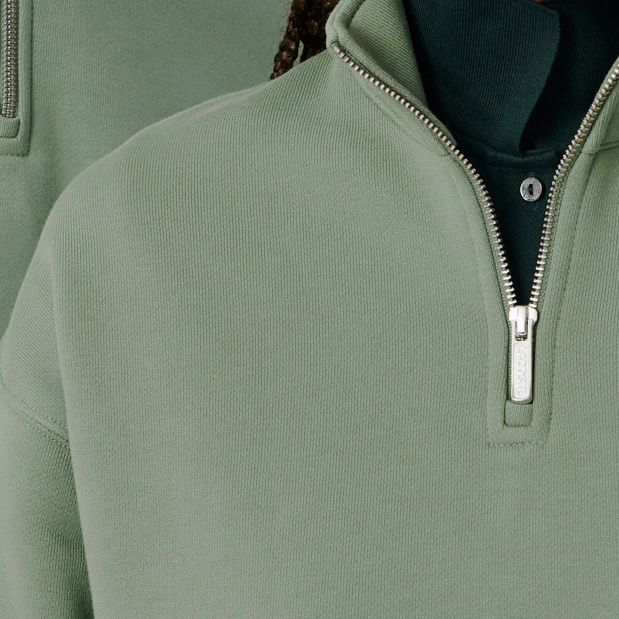 Sweatshirt unisexe Lacoste seconde main photo 3