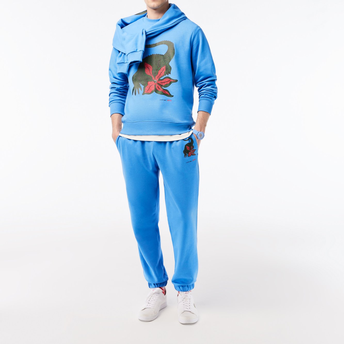 Sweatshirt Lacoste x Netflix homme Lacoste seconde main photo 5