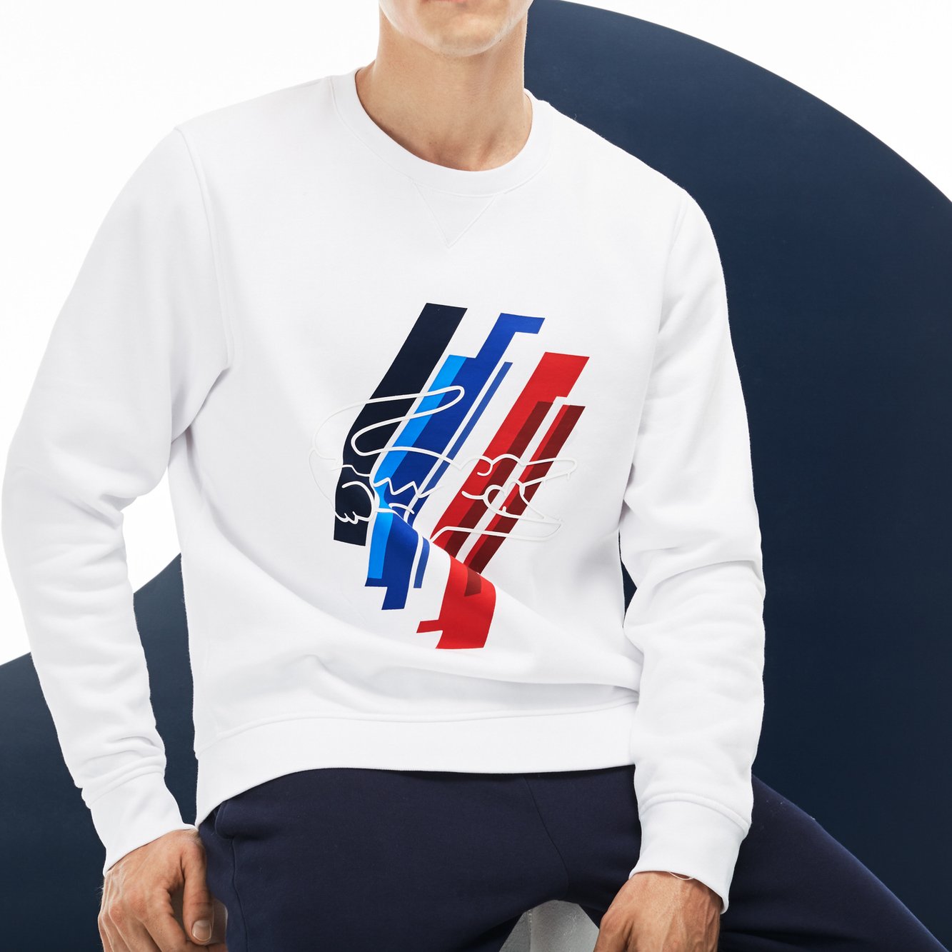 Sweatshirt homme Lacoste seconde main photo 2