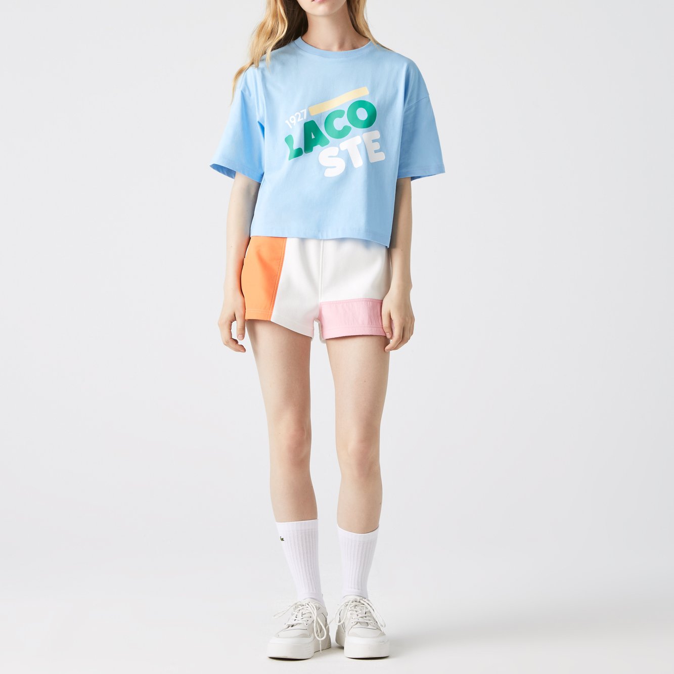 T-shirt femme Lacoste seconde main photo 2
