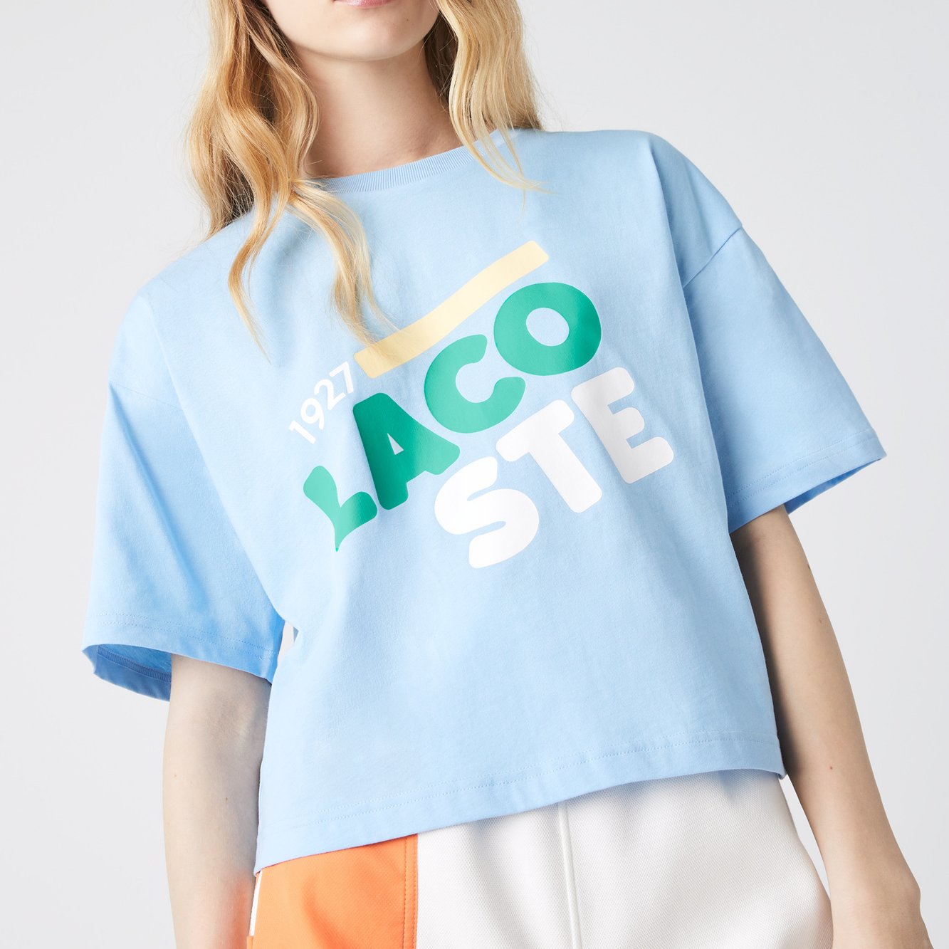 T-shirt femme Lacoste seconde main photo 3