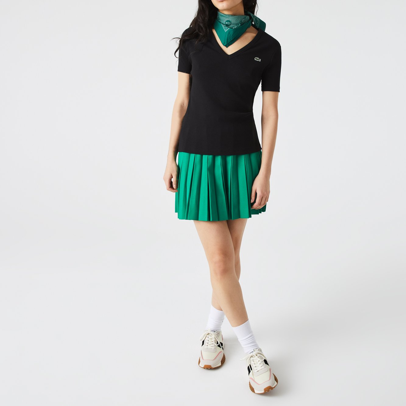 T-shirt femme Lacoste seconde main photo 2
