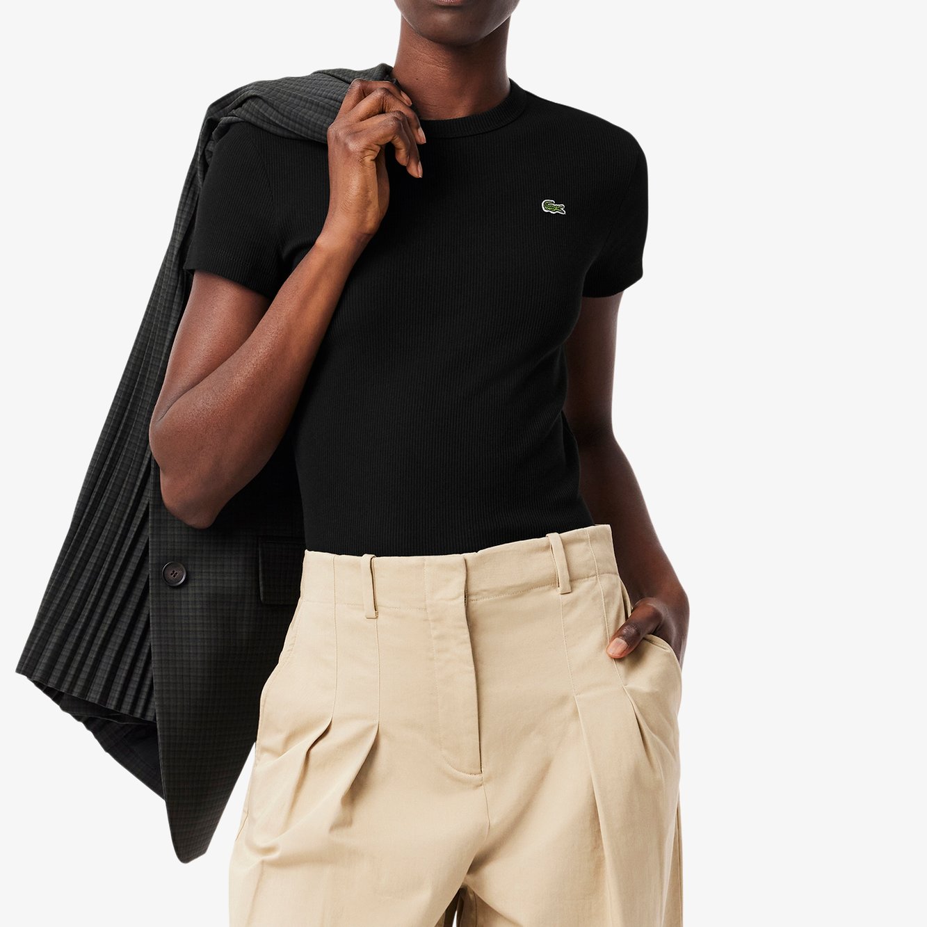 T-shirt femme Lacoste seconde main photo 2
