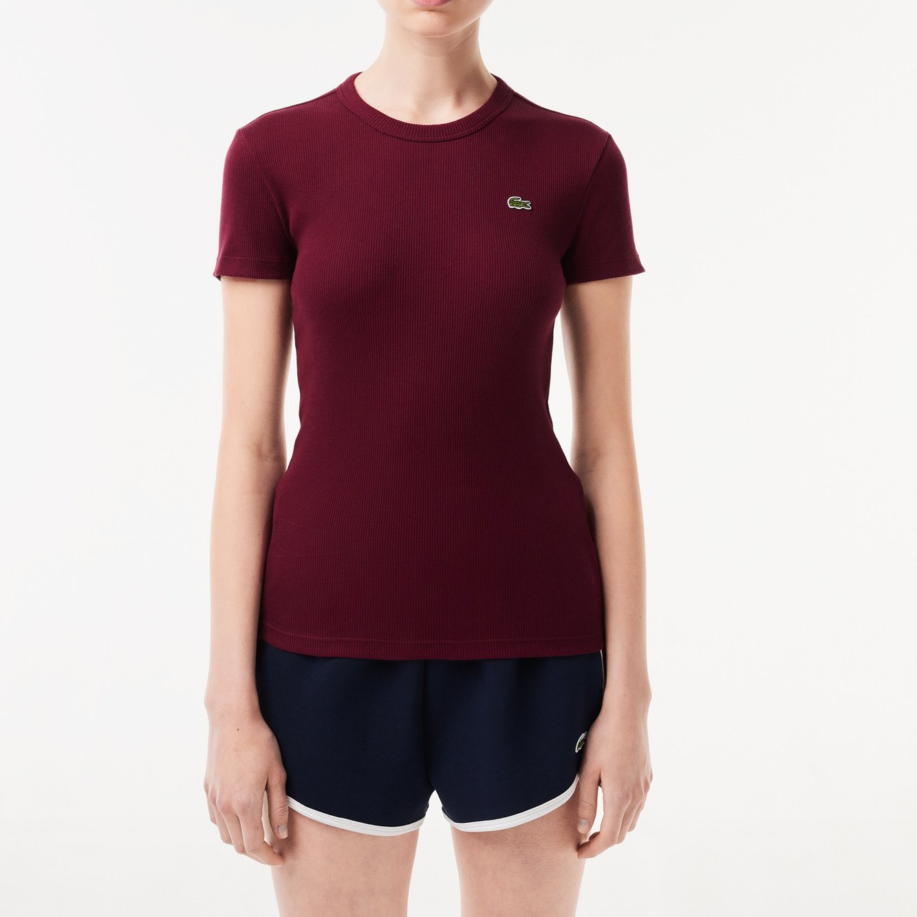 T-shirt femme Lacoste seconde main photo 2