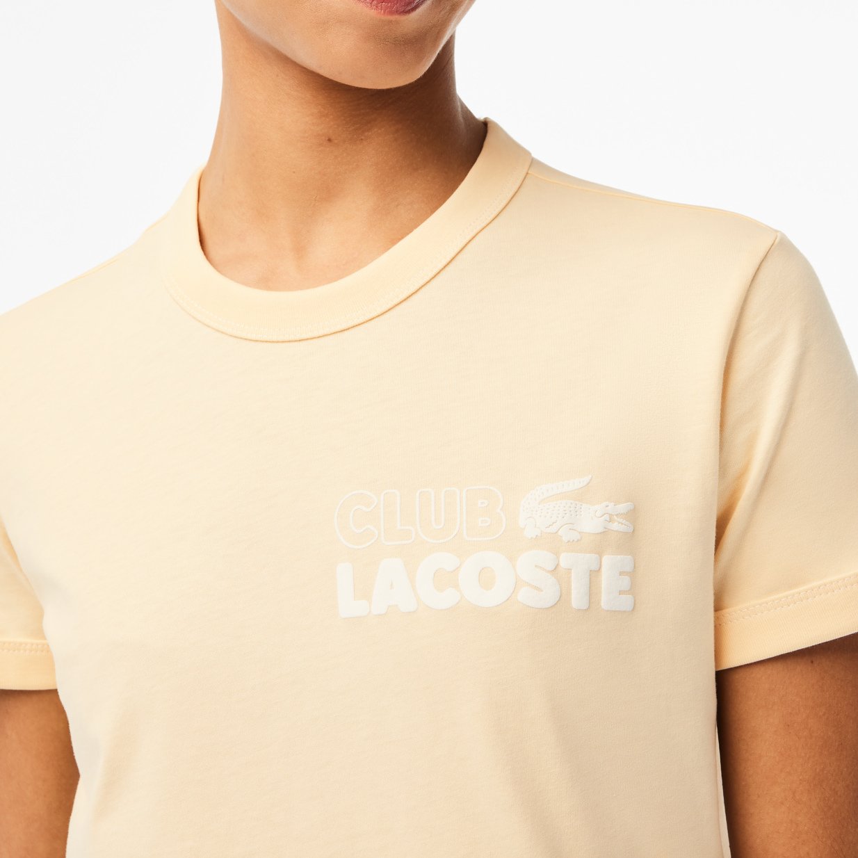 T-shirt femme Lacoste seconde main photo 4