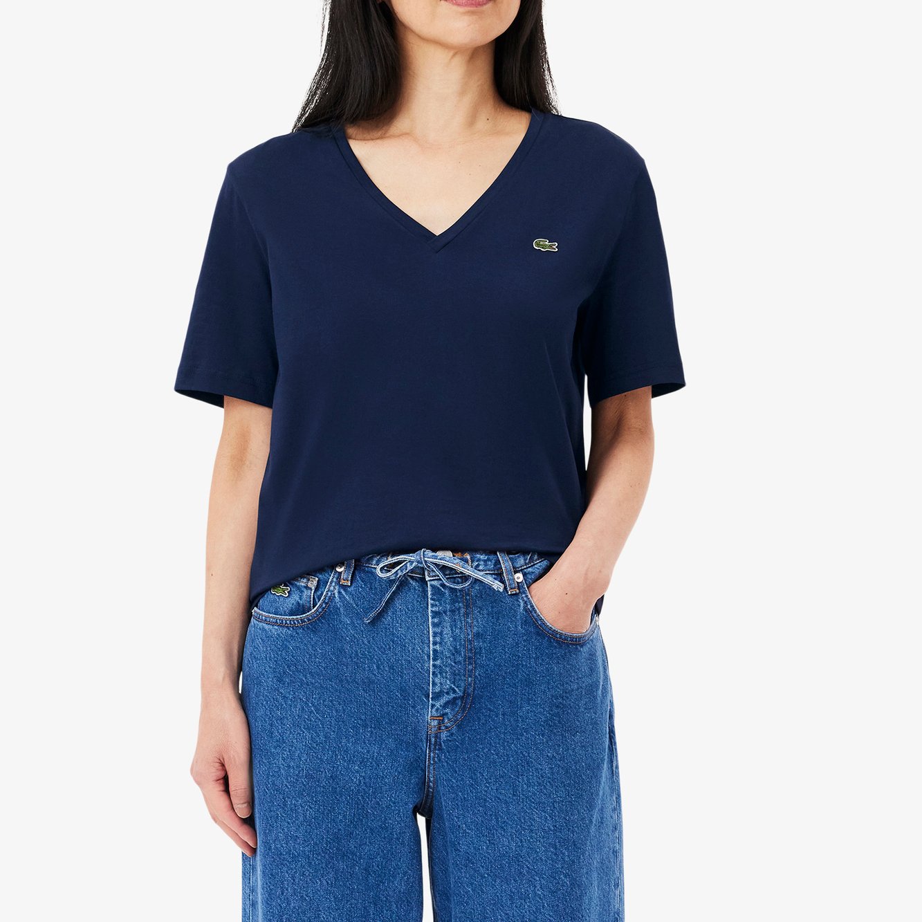 T-shirt femme Lacoste seconde main photo 2