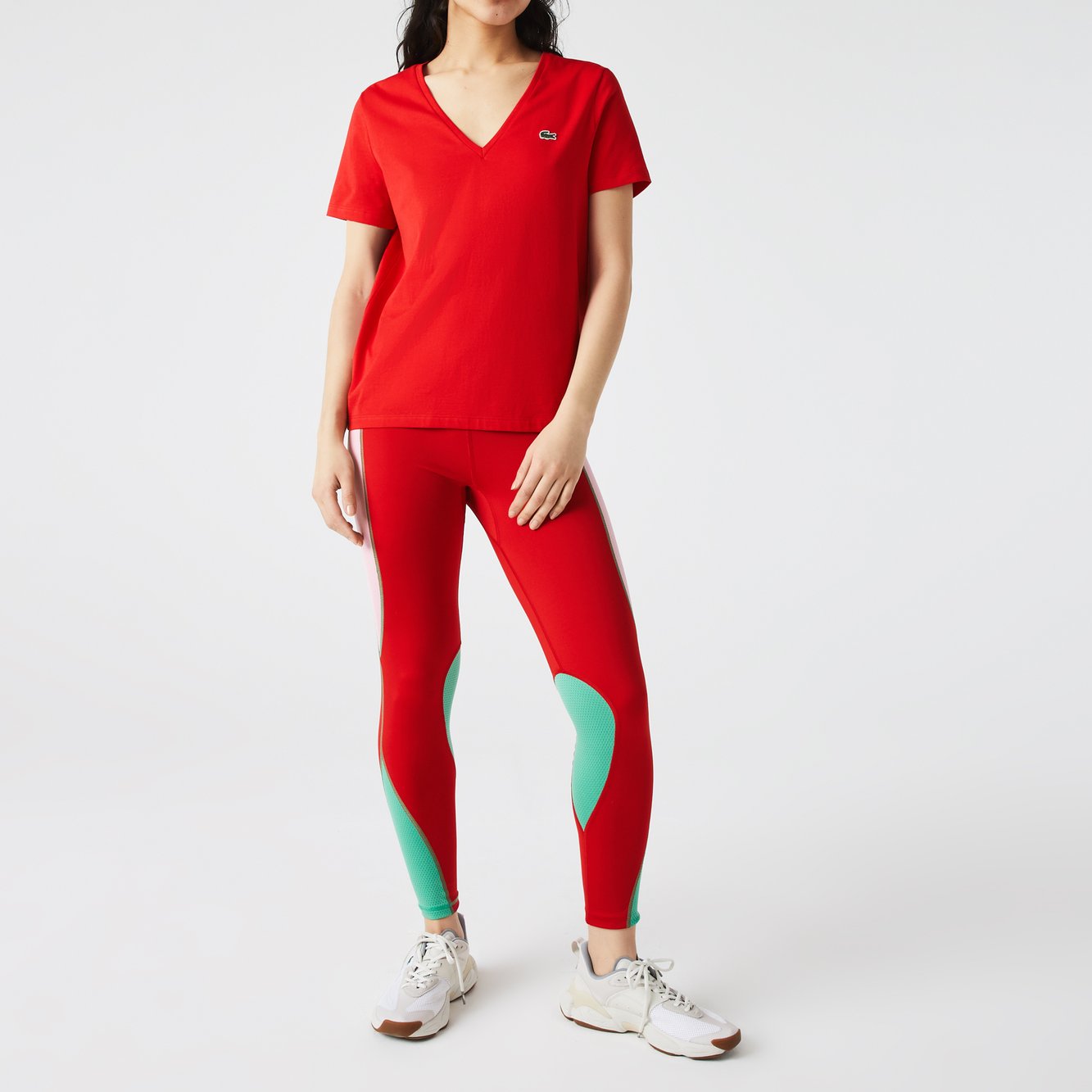T-shirt femme Lacoste seconde main photo 2