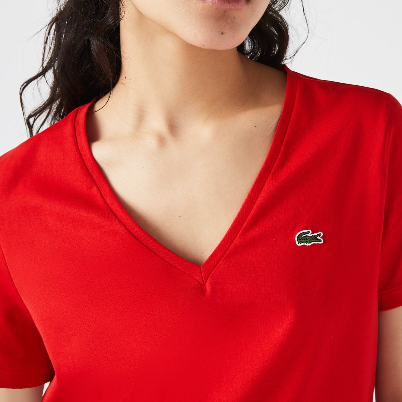 T-shirt femme Lacoste seconde main photo 3