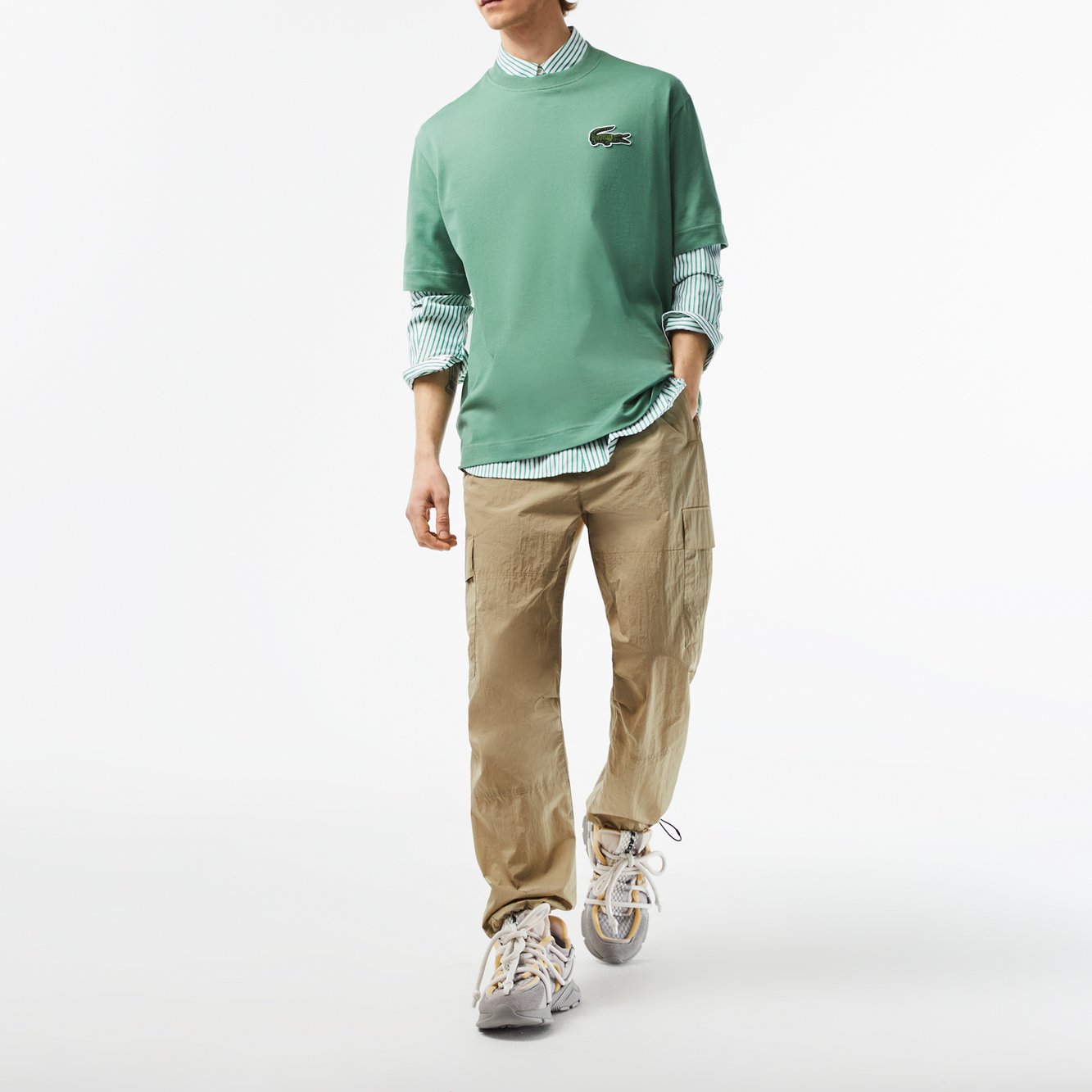 T-shirt unisexe Lacoste seconde main photo 5