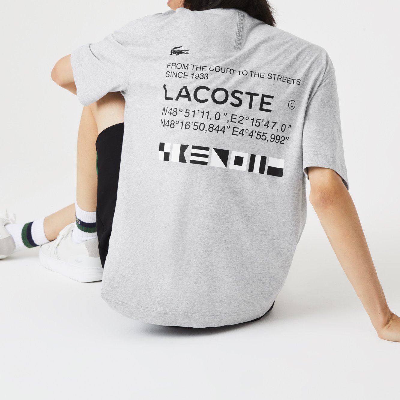 T-shirt homme Lacoste seconde main photo 3
