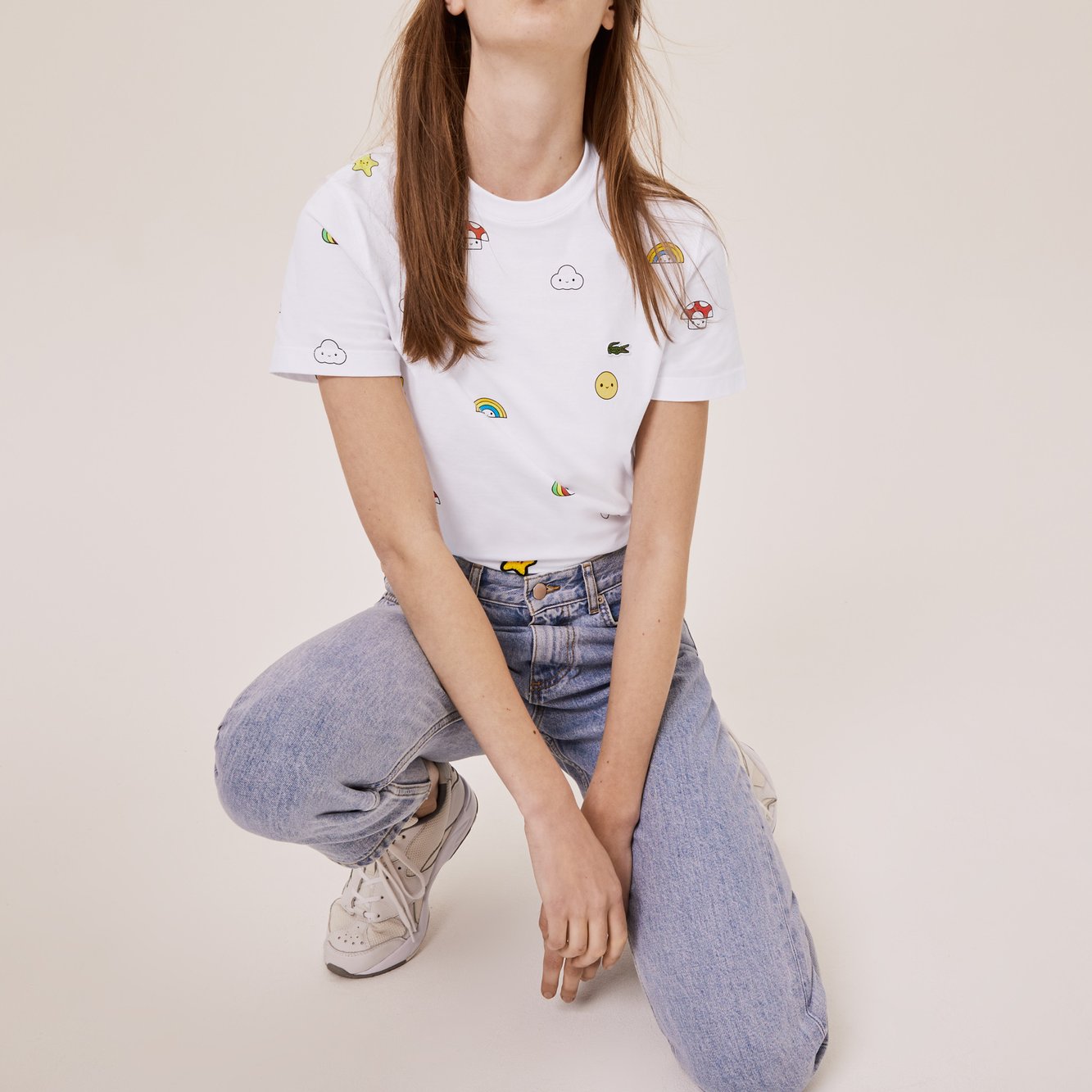 T-shirt unisexe Lacoste seconde main photo 3