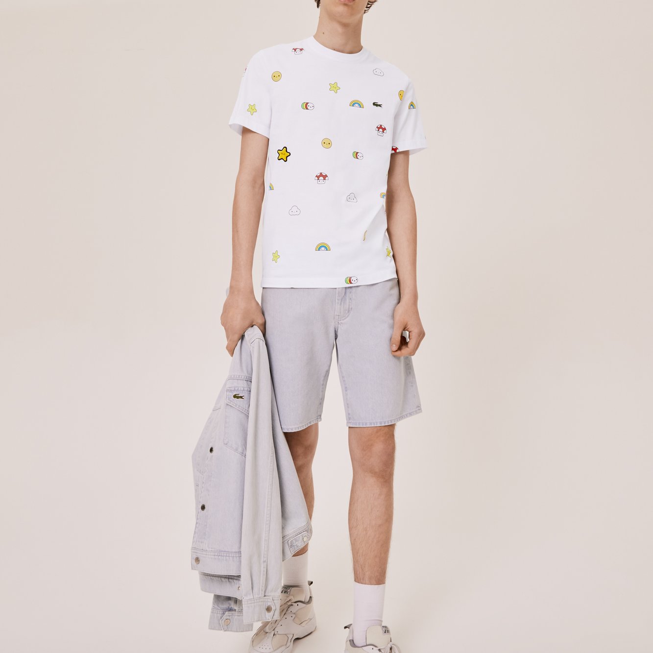 T-shirt unisexe Lacoste seconde main photo 4