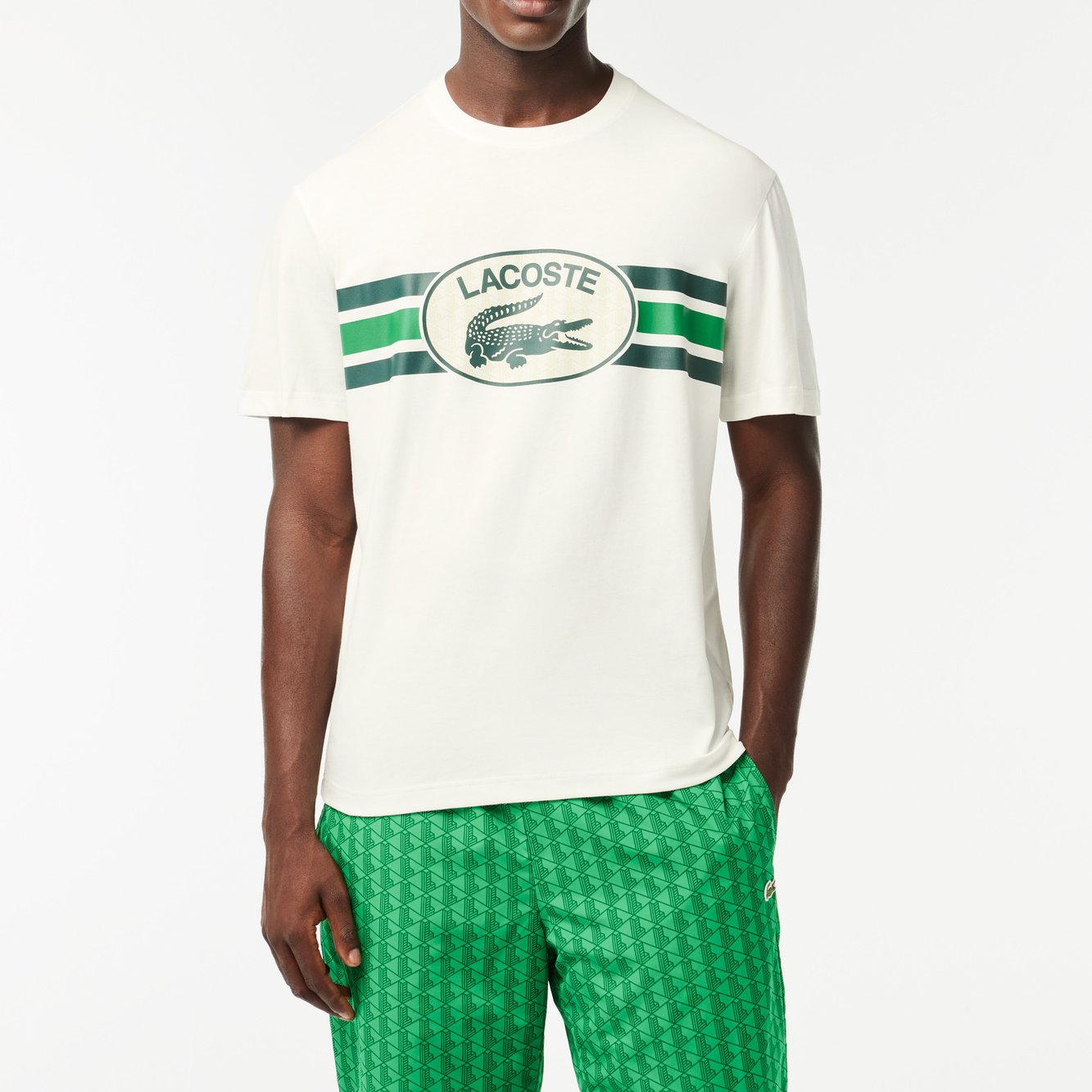 T-shirt homme Lacoste seconde main photo 2
