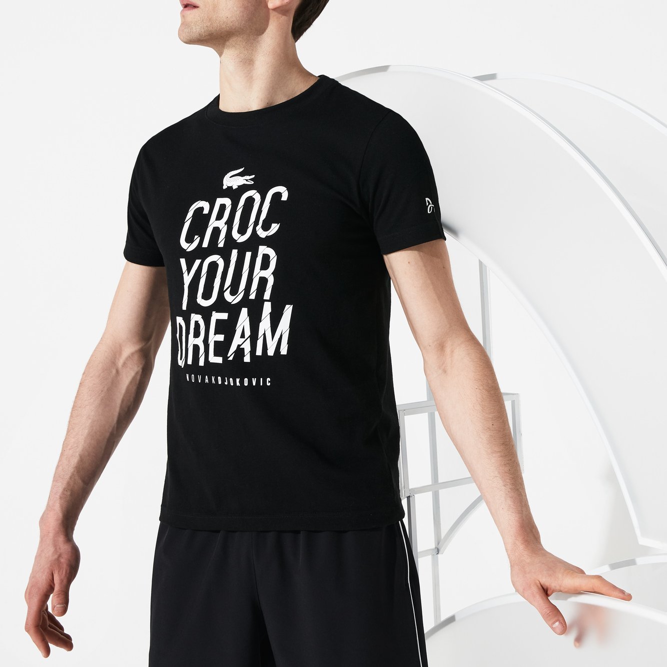 T-shirt Lacoste x Novak Djokovic homme Lacoste seconde main photo 2