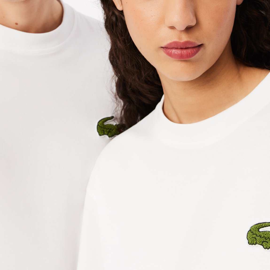 T-shirt unisexe Lacoste seconde main photo 3