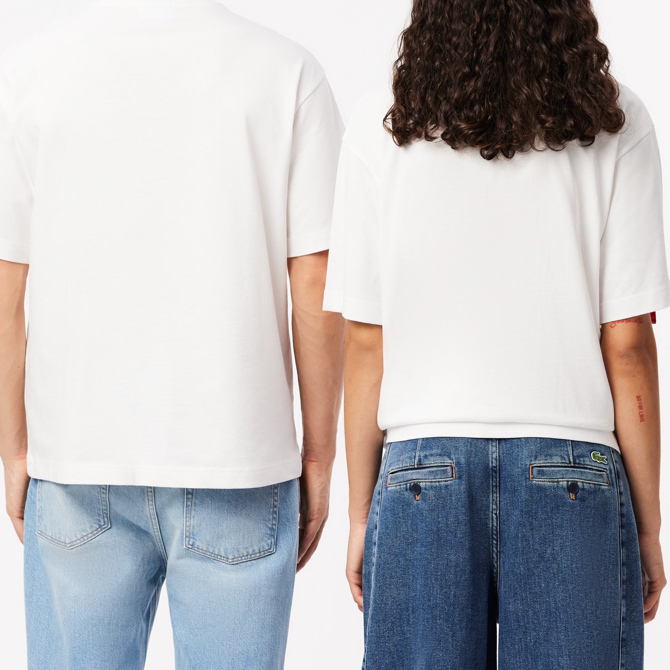 T-shirt unisexe Lacoste seconde main photo 4