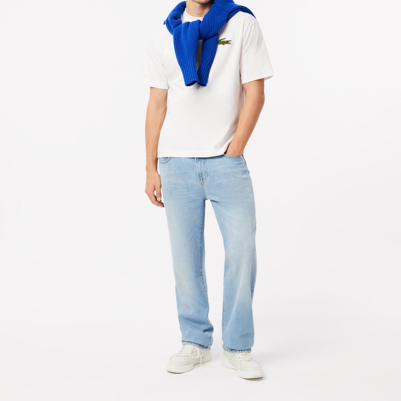 T-shirt unisexe Lacoste seconde main photo 5
