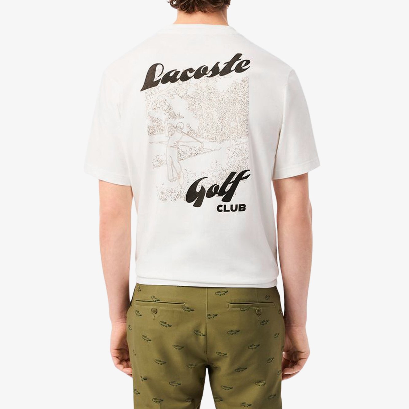 T-shirt homme Lacoste seconde main photo 3