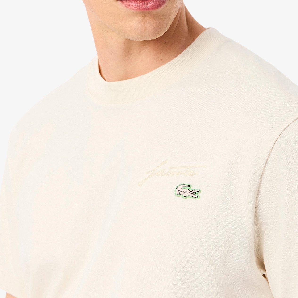T-shirt homme Lacoste seconde main photo 3