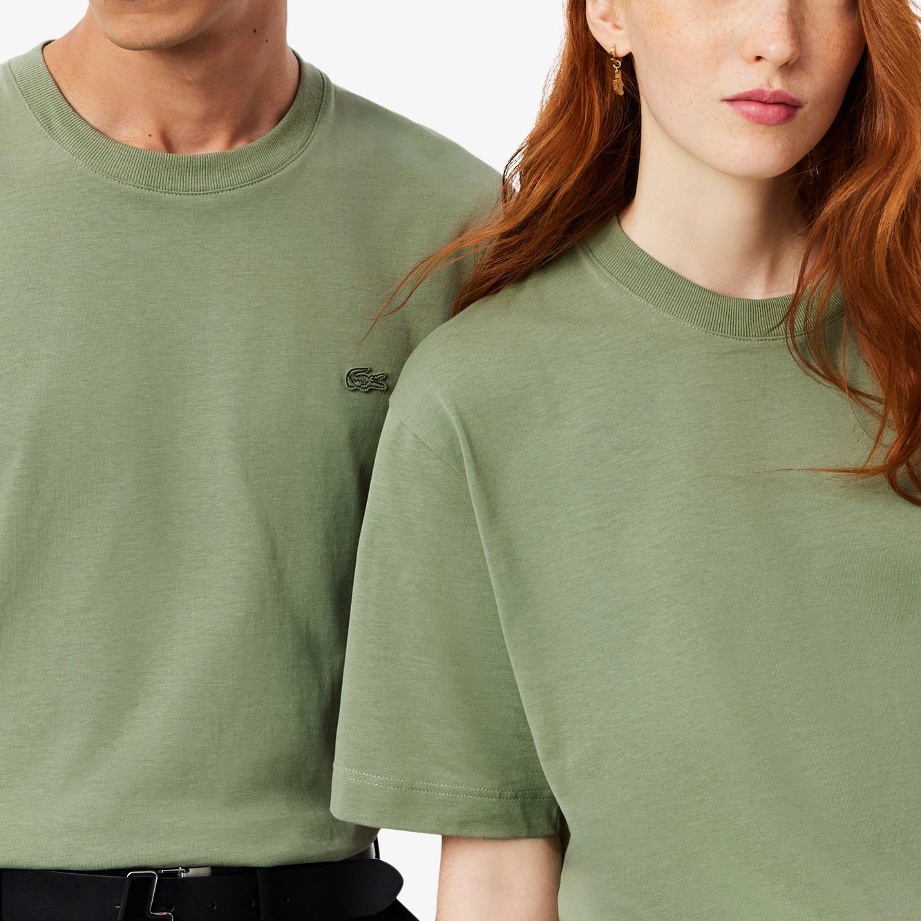 T-shirt unisexe Lacoste seconde main photo 2