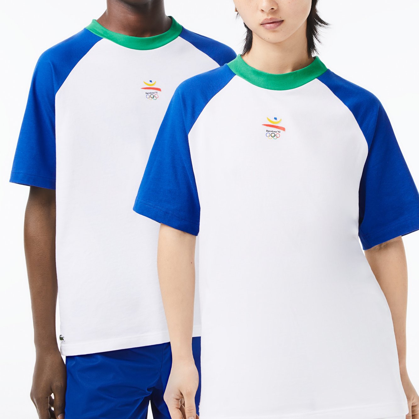 T-shirt unisexe Lacoste seconde main photo 2