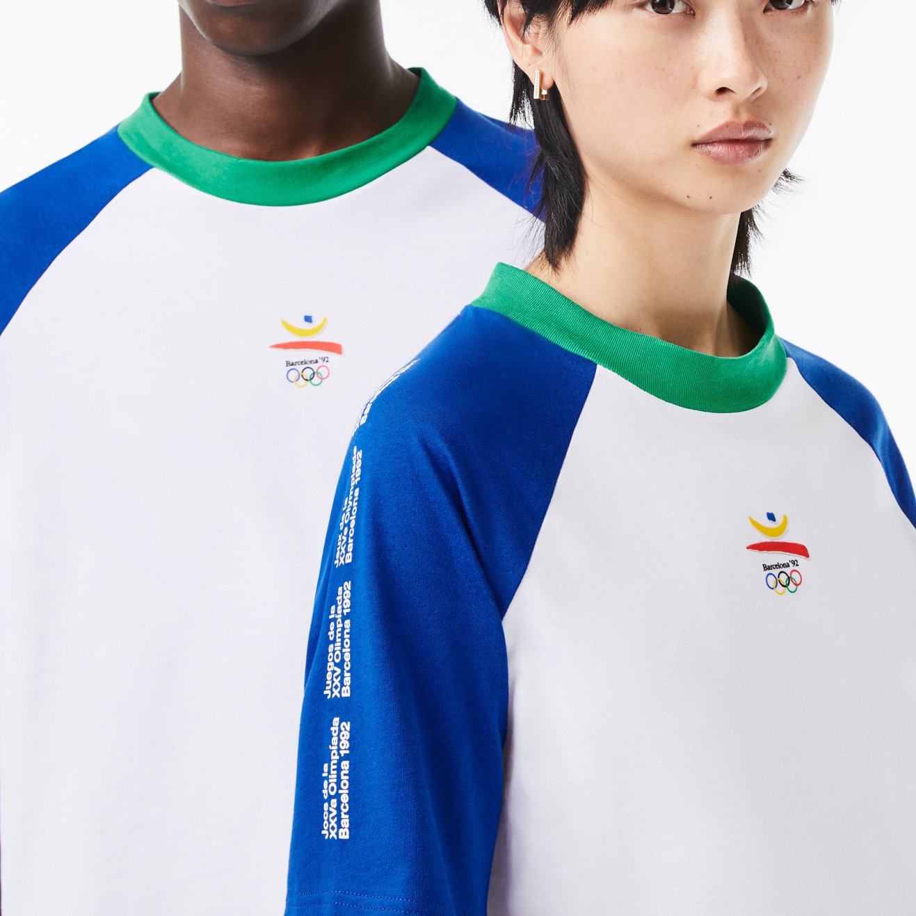 T-shirt unisexe Lacoste seconde main photo 3