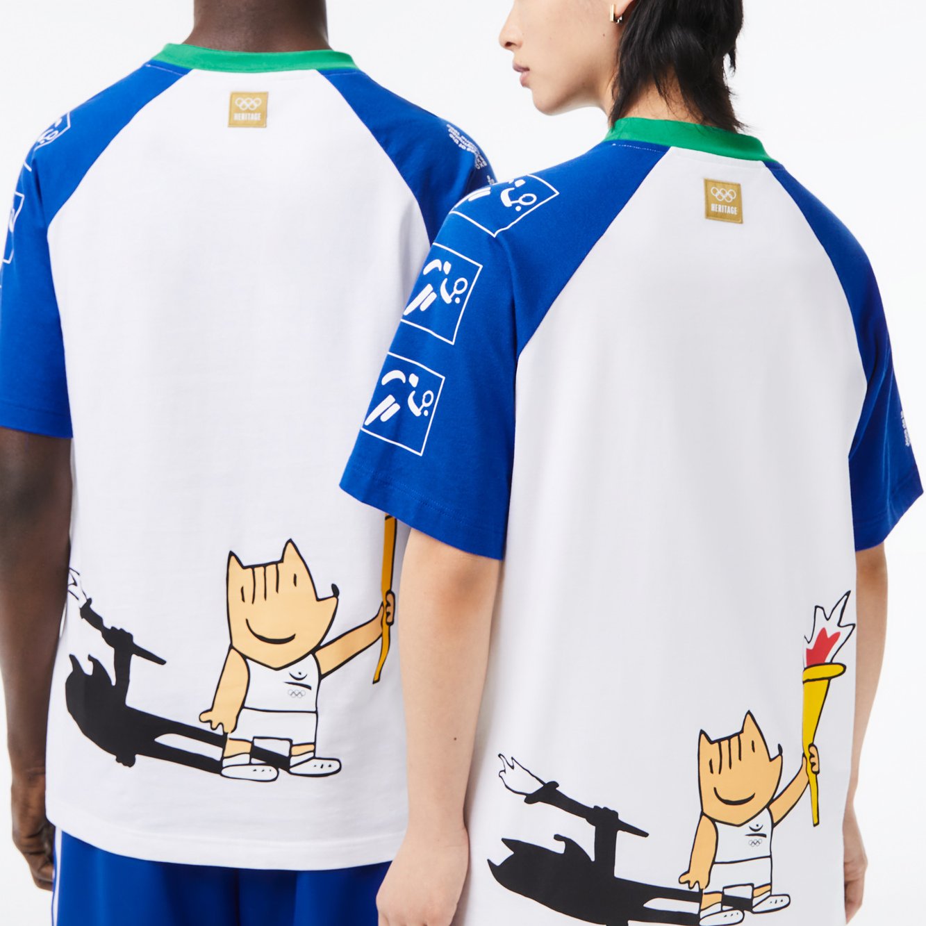 T-shirt unisexe Lacoste seconde main photo 4