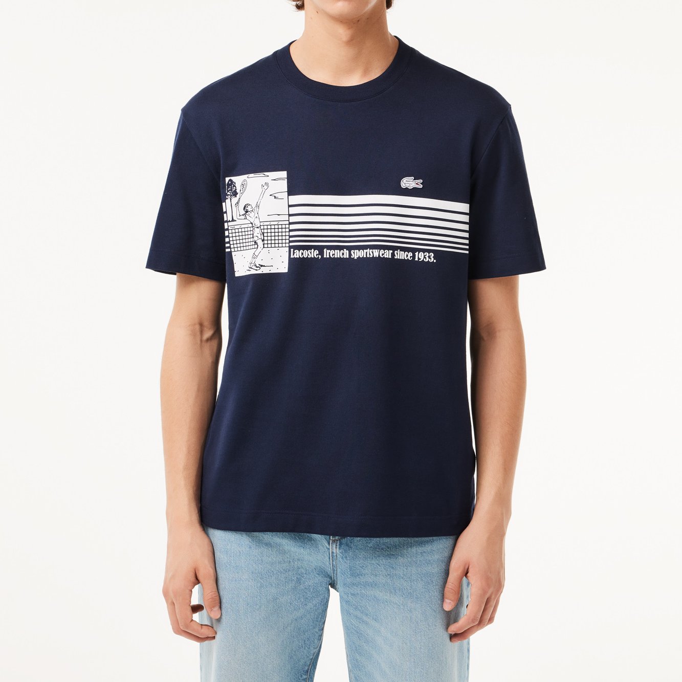 T-shirt homme Lacoste seconde main photo 2