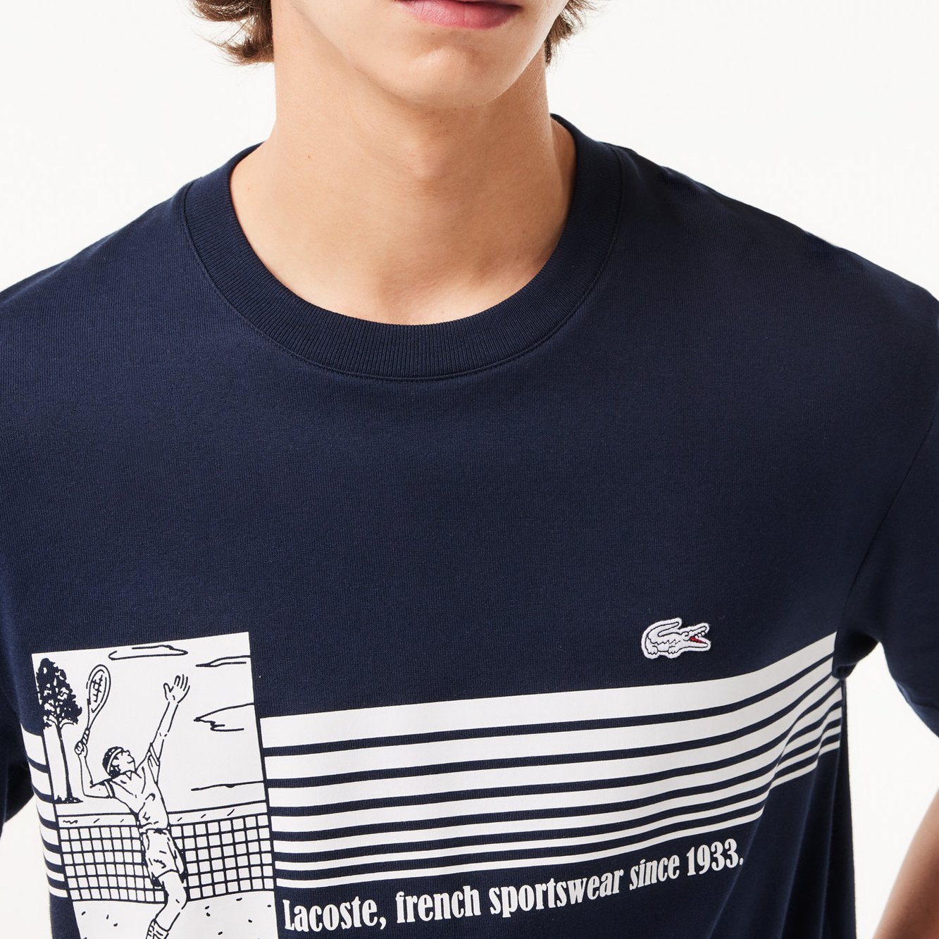 T-shirt homme Lacoste seconde main photo 3